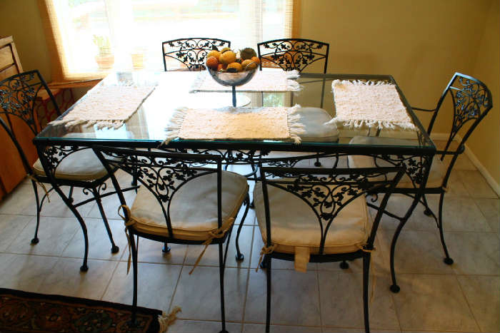 Glass Table and Chairs