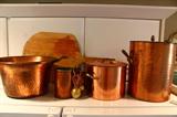 copper pots