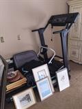TREADMILL AND FRAMED ART