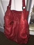 RED MICHAEL KORS HANDBAG