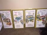 FRAMED KITCHEN FOOD ART