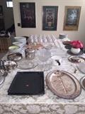 DISHES, GLASSES , TRAYS