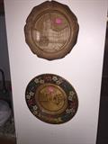 WOODEN HAND-CARVED DECORATIVE PLATES