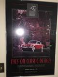 FRAMED EYES ON CLASSIC DESIGN POSTER (SIGNED)