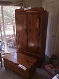 CEDAR WARDROBE AND CHEST