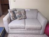 GRAY LOVE-SEAT
