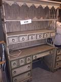 DIXIE FURNITURE DESK WITH HUTCH