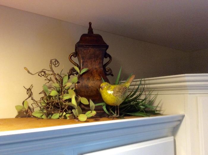Several sweet bird decor pieces throughout the home.