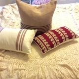 Oh my the bedding and pillows!!!! They are gorgeous!