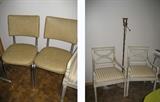 Retro chairs and 2 side chairs