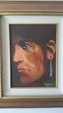 Native american oil on canvas artwork