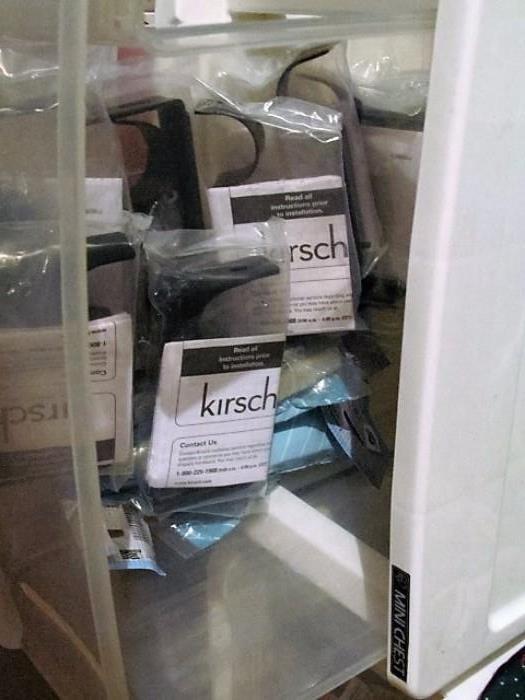 Lots of Kirsch designer implements for decorating your home!