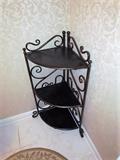 metal corner shelf that folds up