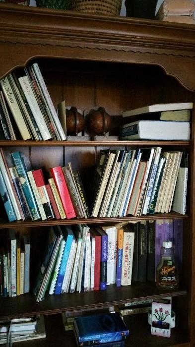 Books and cookbooks, fiction and non fiction