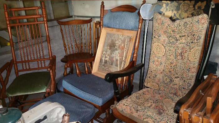 antique and vintage chairs