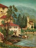 Lago Maggiore - original oil painting, unframed.  $6,500 