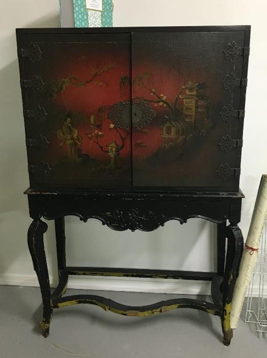 Antique Chinoiserie Cabinet