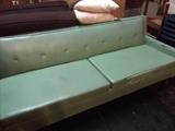 Green vintage sofa