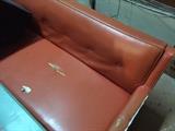 Orange vintage sofa