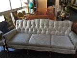 Vintage upholstered sofa, chair and loveseat