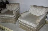 two matching club chairs by Glabman.