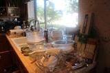 Vintage Pyrex, FireKing, Corning ware,mixers, blender, slow cooker.