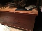 Very long solid cedar chest