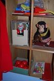 Loads of vintage toys. Clapping monkey works great!!