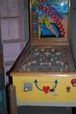 Antique pinball machine