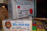 Mr. Potato Head in box. Vintage lunch box