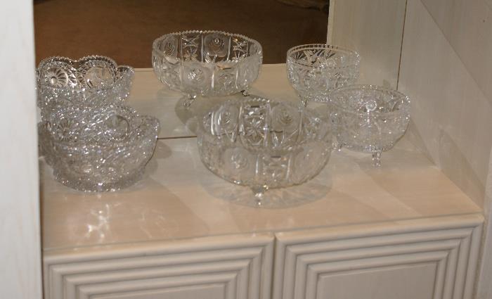 Assortment of Crystal Bowls
