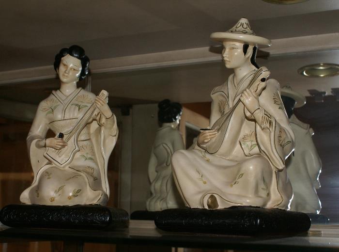 ABCO Oriental Hand-painted Figures 