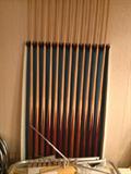 Brunswick Pool Sticks and Rack