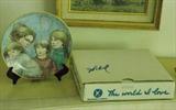 Edna Hibel Plate with Box and COA