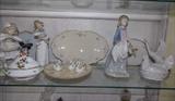 Lladro and Aynsely Pieces