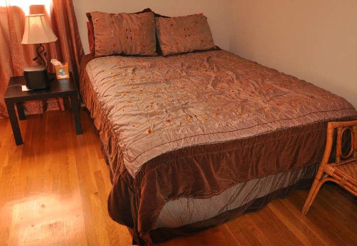 Double Bed Frame and mattress