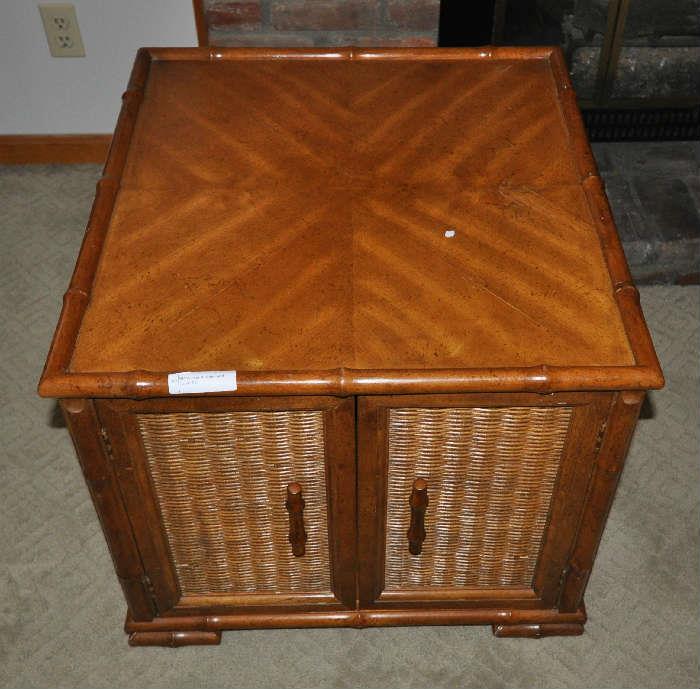 End Table with lots of storage