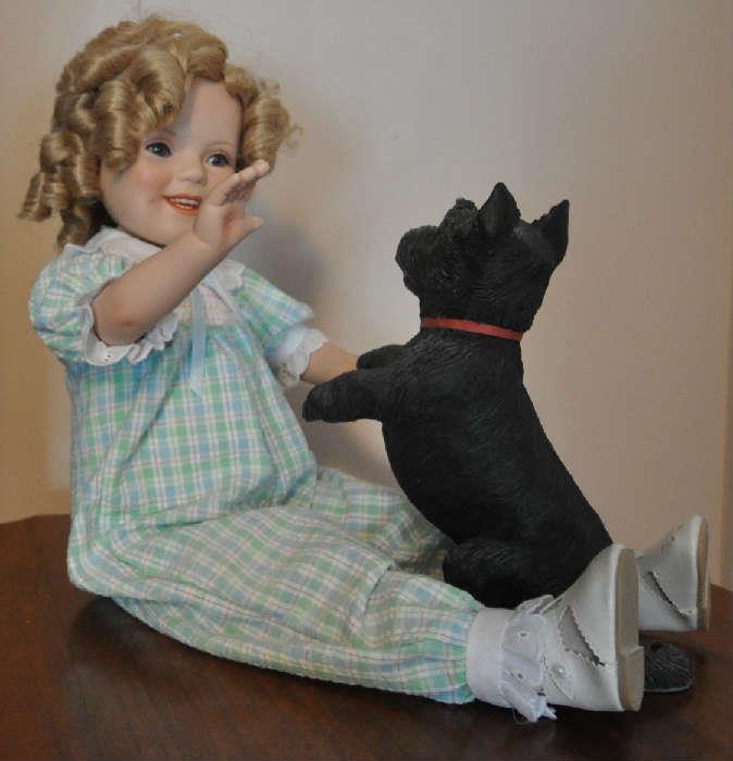 Elke Hutchens,  "My Friend Corky"  Shirley Temple   Doll has box and papers Excellent Condition