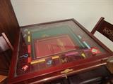 Monopoly Table with 4 matching chairs