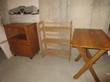 Shelves, carts, tables