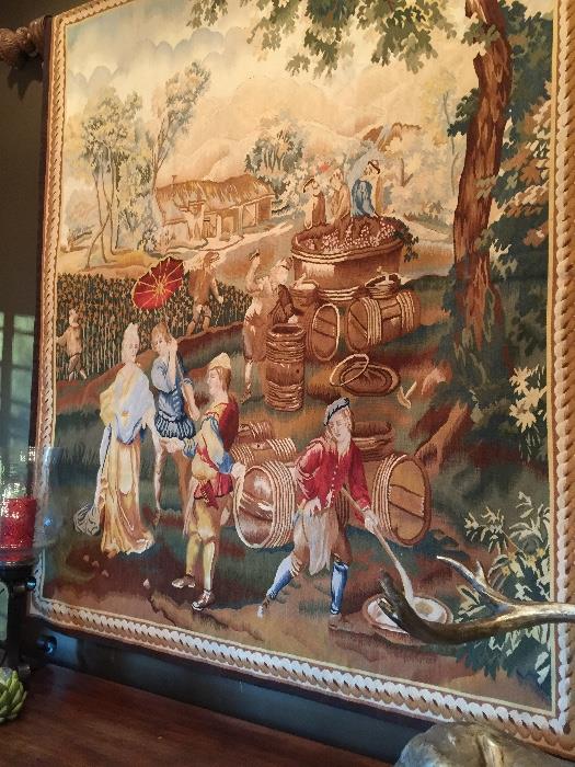 A stunning antique tapestry