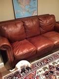 leather sofa