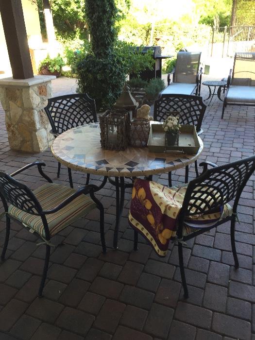 lovely patio set