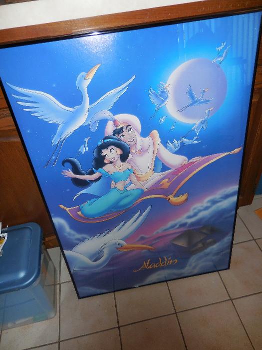 Disney Aladdin Framed Poster