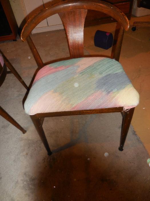 Mid Century Teak Wood. Side Chair