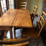 Drop Leaf table with 4 matching chairs