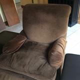 Velvet chocolate brown chair (actually darker than photos shows)