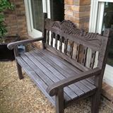 Teak bench