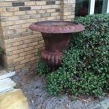 Pair of very large bronze planters (DUH)