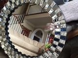 large round mirror
